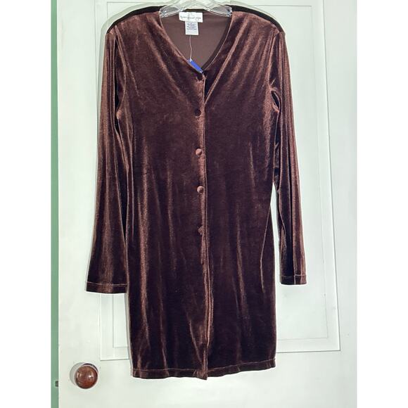 Susan Graver Velvet‎ Dress - Picture 1 of 4